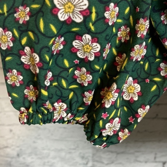 Mini Mignon Balloon Sleeve Blouse Kids Sz 12 French Girl Chic Feminine Paris - Picture 5 of 13